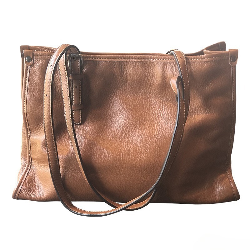 Quiet Luxury Bags Tote - Genuine Leather Tote Bag for Women