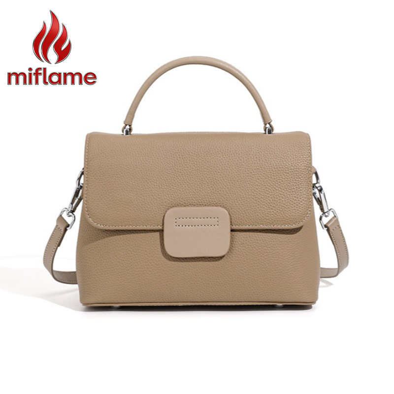 Quiet Luxury Bags Crossbody - Genuine Leather Shoulder Bag for Women