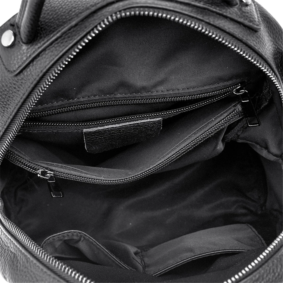 Genuine Leather Rucksack Women - Luxury Bags With Zipper recension och pris
