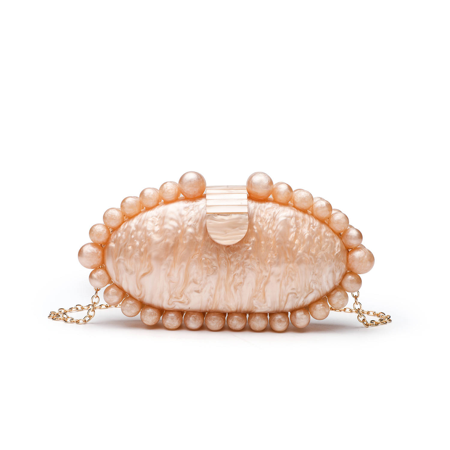 Elegant Marble Acrylic Clutch  - Luxury Bags Trend 2025 recension och pris
