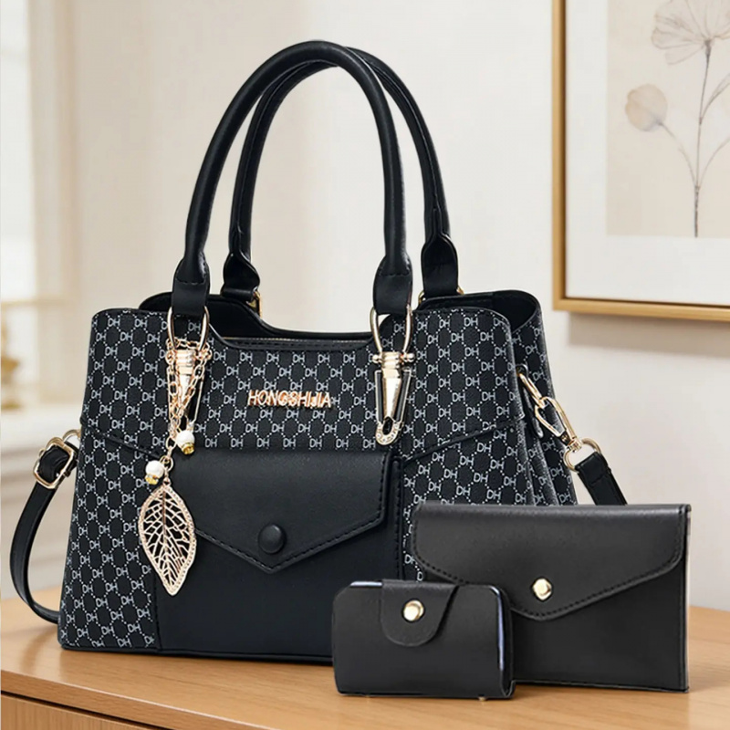high-end textured large-capaci - Luxury Bags With Zipper recension och pris