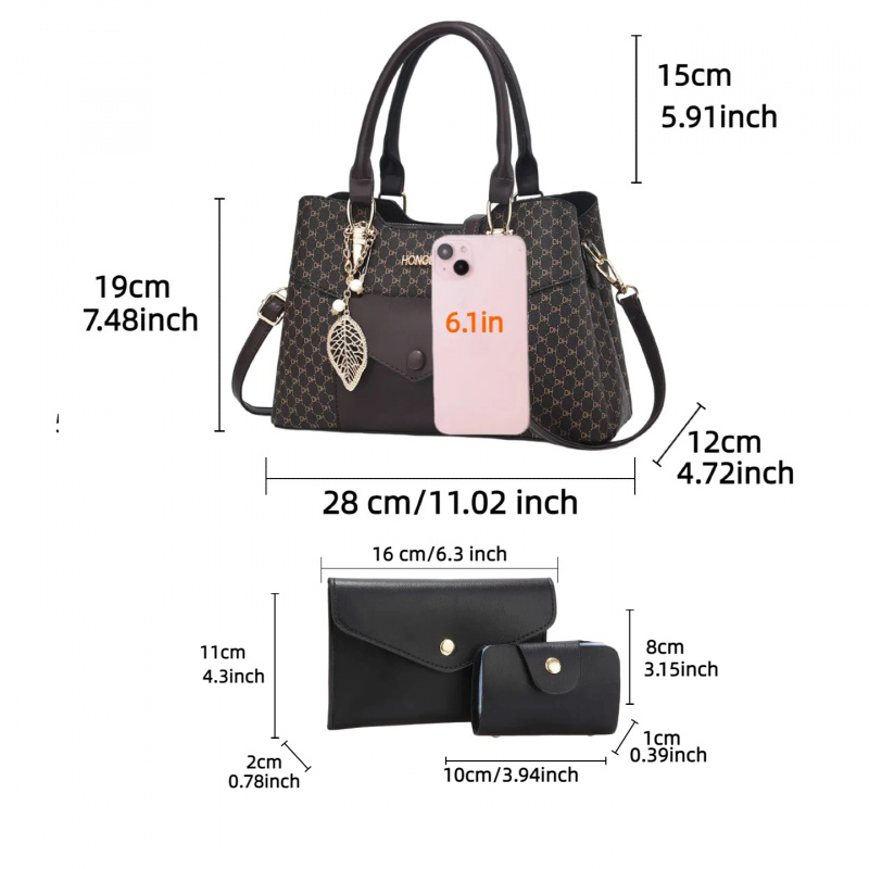 high-end textured large-capaci - Luxury Bags With Zipper recension och pris