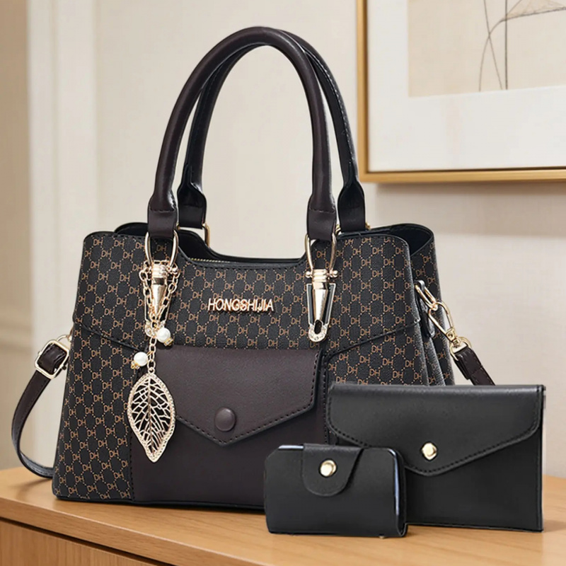 high-end textured large-capaci - Luxury Bags With Zipper recension och pris