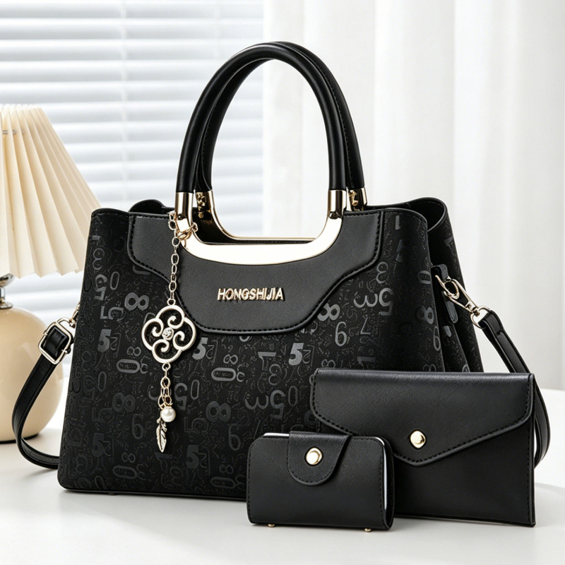 3-piece Fashion Women's Handba - Luxury Bags With Zipper recension och pris