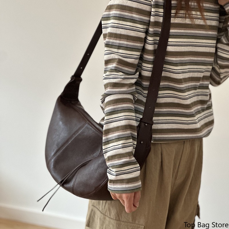 Genuine Leather Hobo Bag for W - Quiet Luxury Bags Crossbody recension och pris