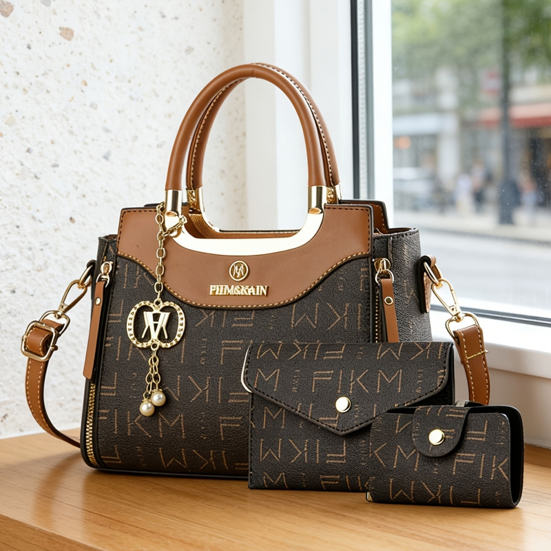 3-piece set of light luxury hi - Luxury Bags With Zipper recension och pris