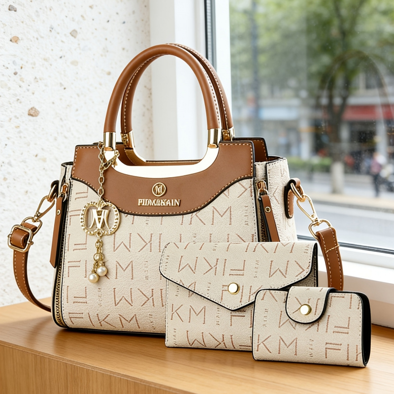 3-piece set of light luxury hi - Luxury Bags With Zipper recension och pris