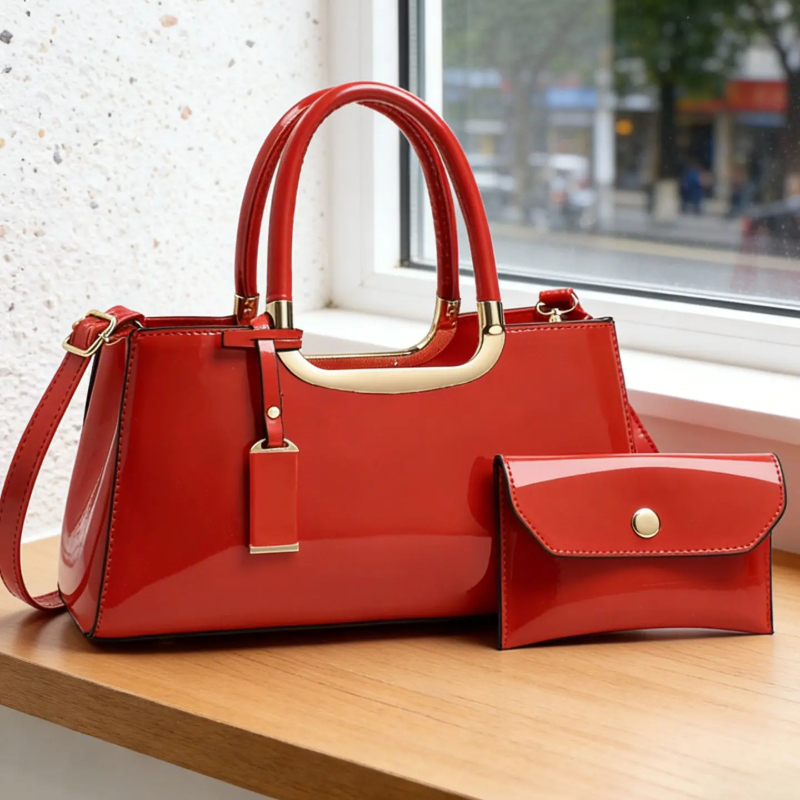 Women's Handbag Set, Light Lux - Luxury Bags With Zipper recension och pris