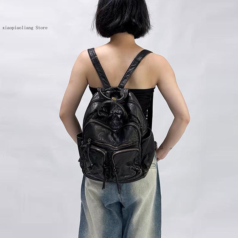 Luxury Soft Washed Pu Leather  - Luxury Bags With Zipper recension och pris