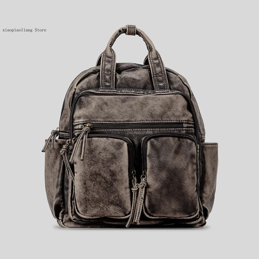 Luxury Soft Washed Pu Leather  - Luxury Bags With Zipper recension och pris