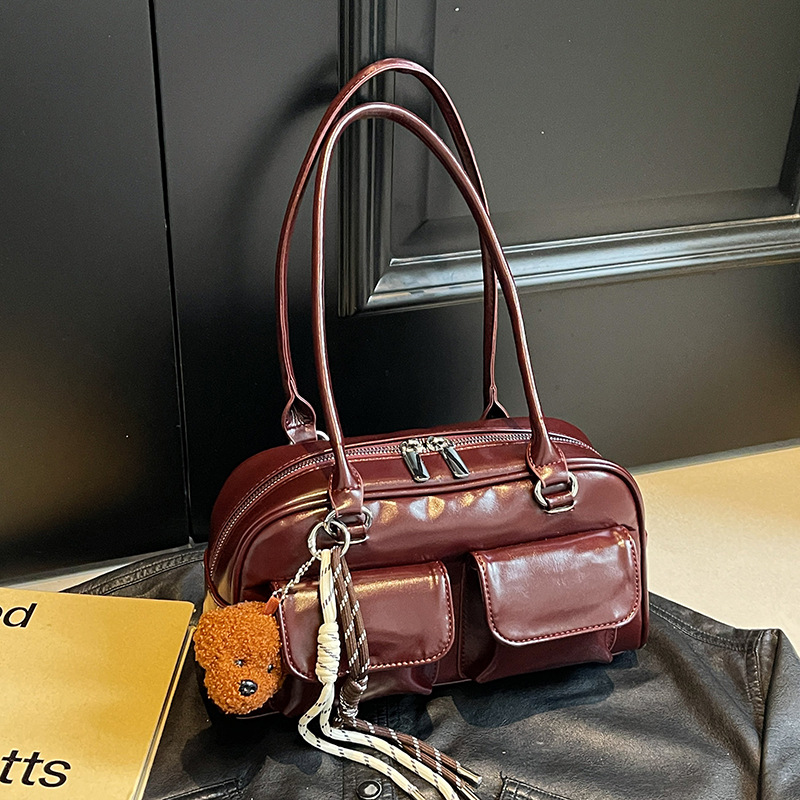 Vintage Large Capacity Double- - Quiet Luxury Bags Tote recension och pris