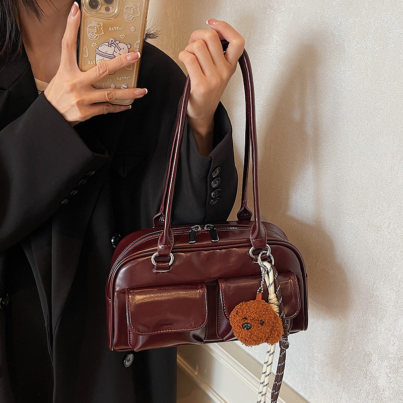 Vintage Large Capacity Double- - Quiet Luxury Bags Tote recension och pris