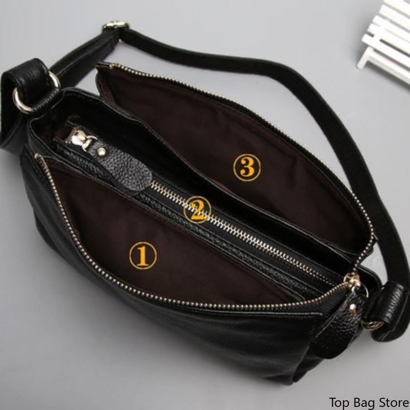 Genuine Leather Crossbody Bag  - Quiet Luxury Bags Crossbody recension och pris