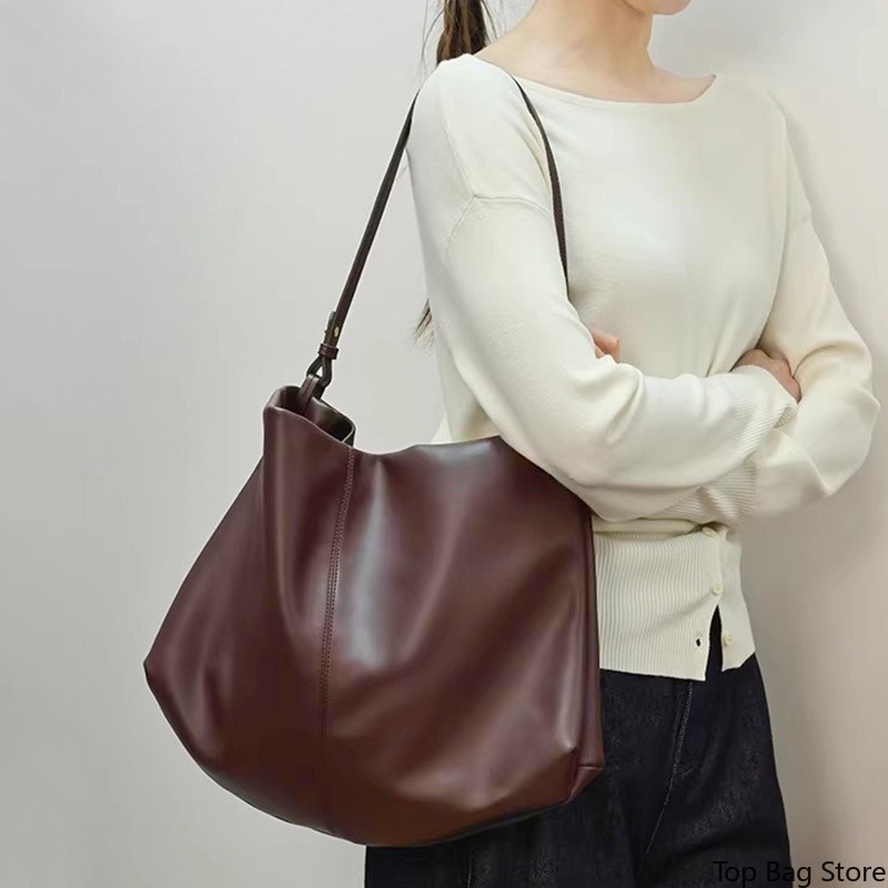 Genuine Leather Shoulder Bag f - Quiet Luxury Bags Tote recension och pris