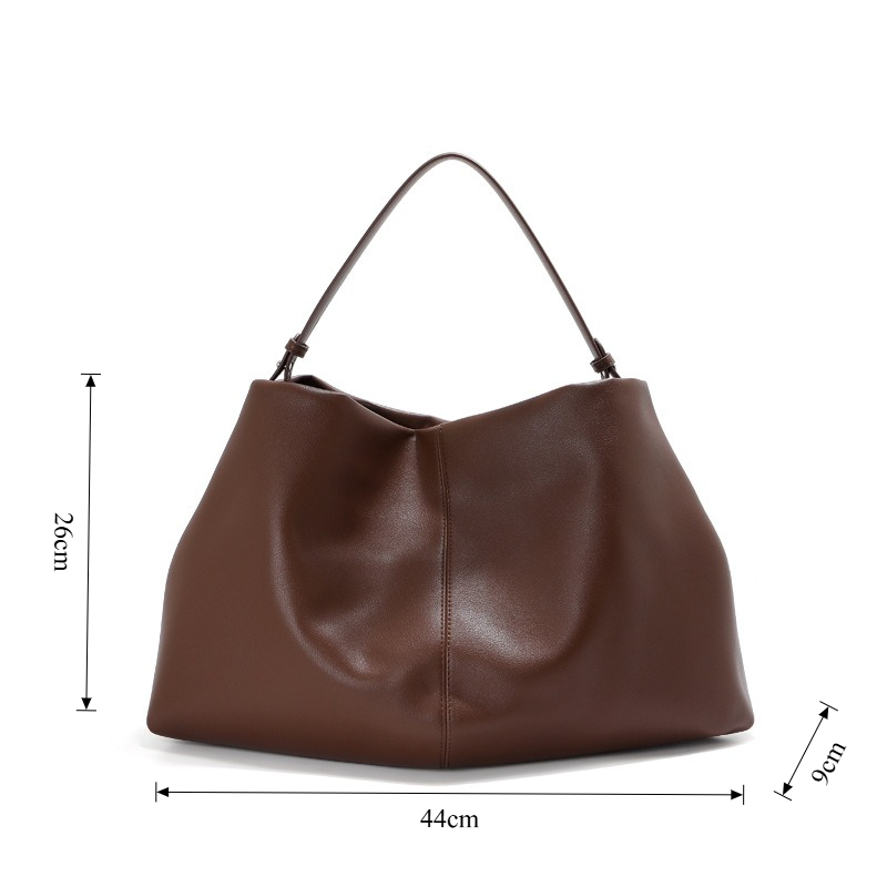 Genuine Leather Shoulder Bag f - Quiet Luxury Bags Tote recension och pris