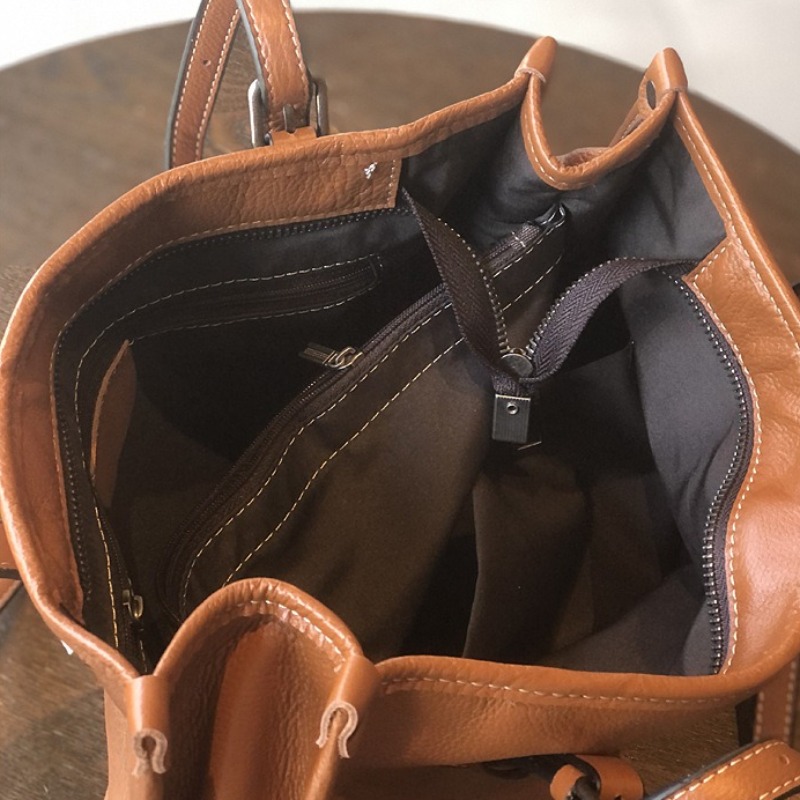Genuine Leather Tote Bag for W - Quiet Luxury Bags Tote recension och pris