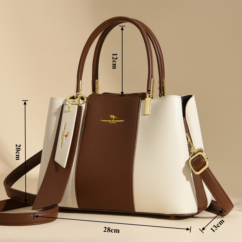 Genuine Leather Tote Bag for W - Quiet Luxury Bags Tote recension och pris