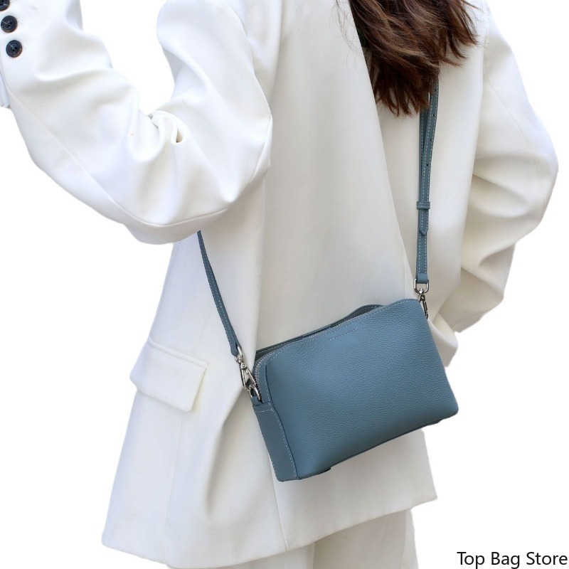 Genuine Leather Square Crossbo - Quiet Luxury Bags Crossbody recension och pris