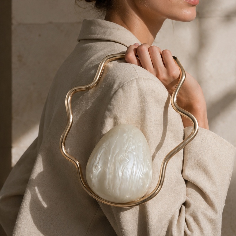 Women mini Acrylic Egg Bag Cut - Luxury Bag Collection recension och pris