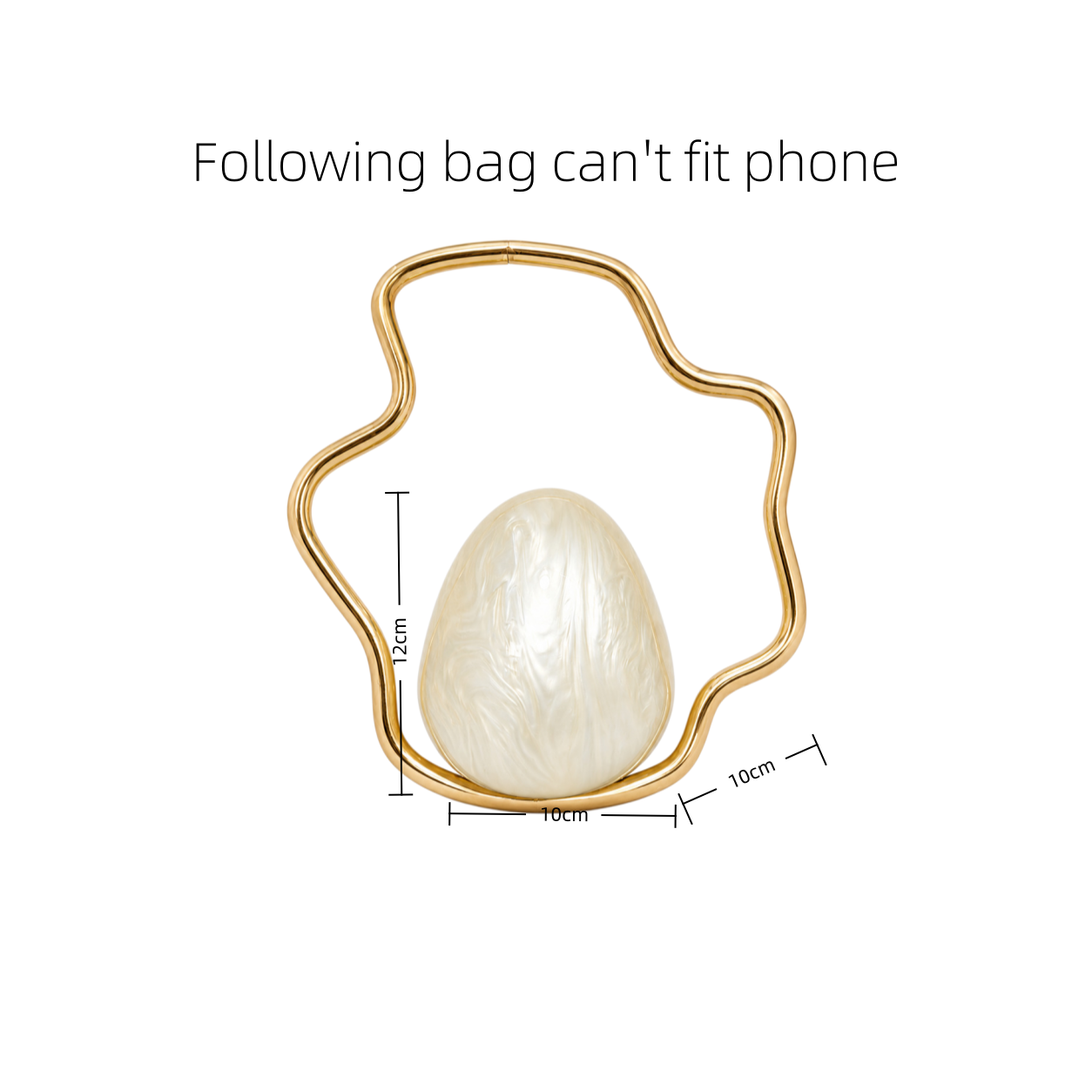 Women mini Acrylic Egg Bag Cut - Luxury Bag Collection recension och pris
