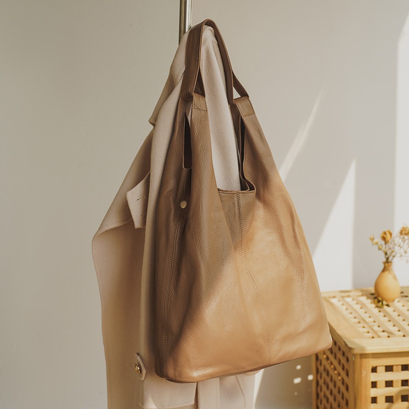 Women's Genuine Leather Should - Quiet Luxury Bags Tote recension och pris