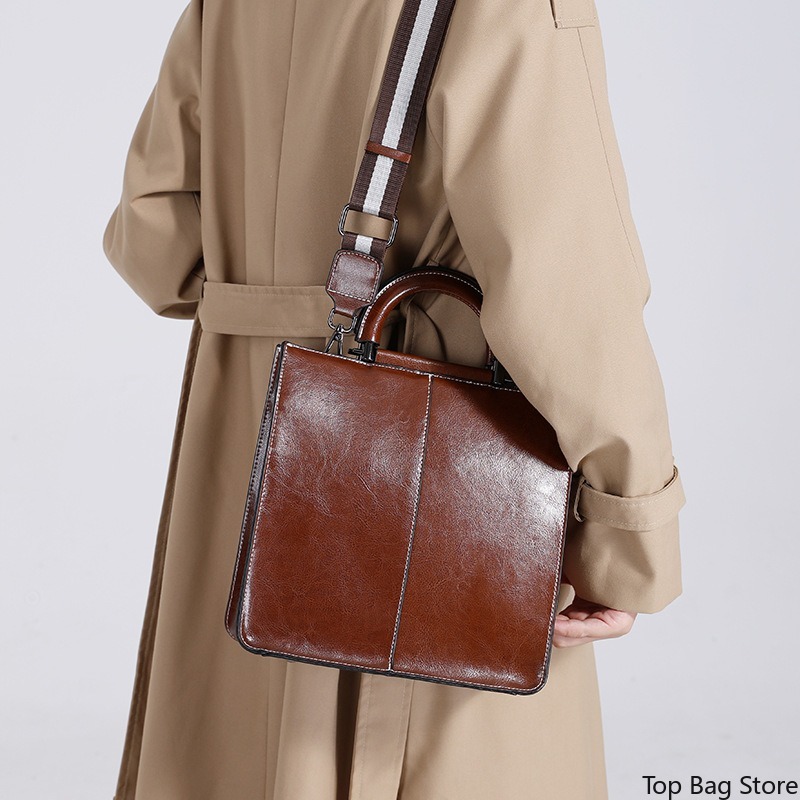 Genuine Leather Tote Bag for W - Quiet Luxury Bags Tote recension och pris