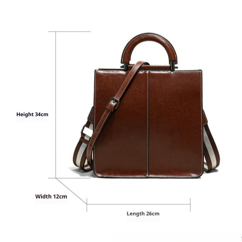 Genuine Leather Tote Bag for W - Quiet Luxury Bags Tote recension och pris