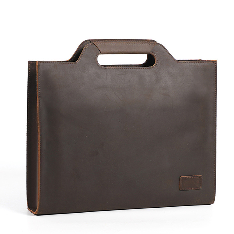 Newsbirds Thick Leather Black  - Briefcase Leather Slim recension och pris