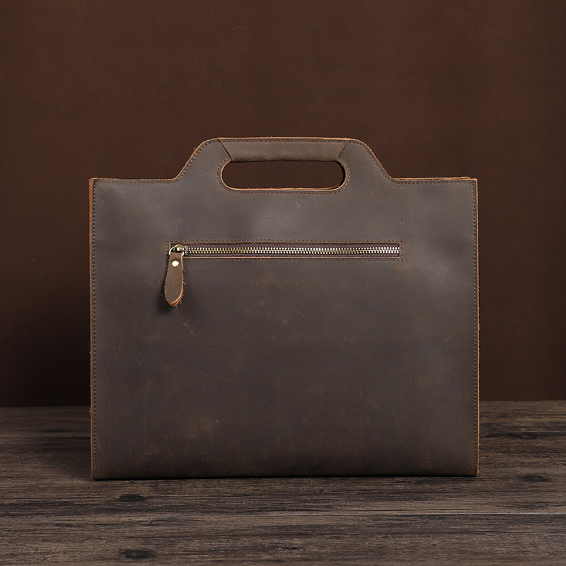 Newsbirds Thick Leather Black  - Briefcase Leather Slim recension och pris