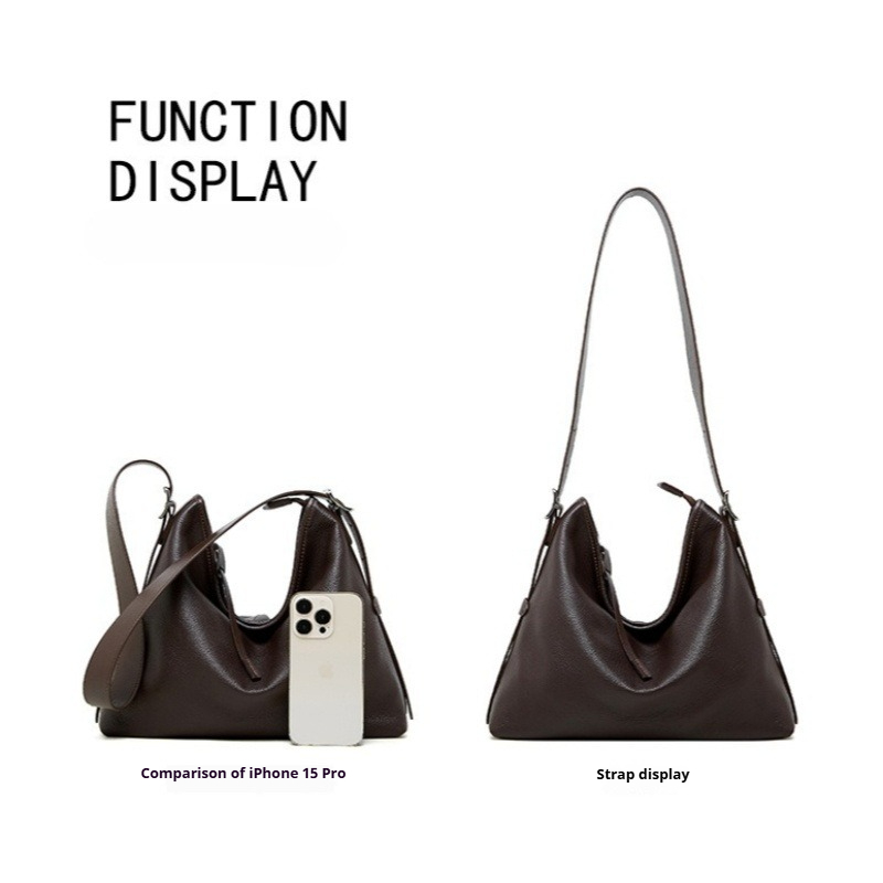 Genuine Leather Tote Bag for W - Quiet Luxury Bags Tote recension och pris