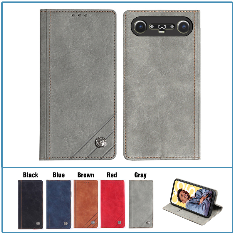 Flip Leather Case For Tecno Ca - Briefcase Leather Slim recension och pris