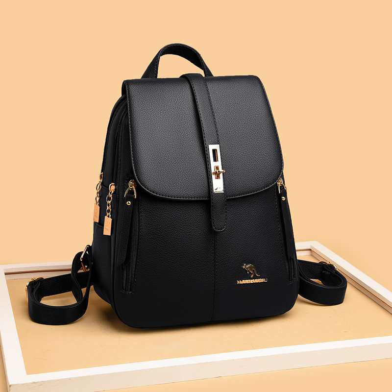 Luxury Women Leather Backpacks - Luxury Bags With Zipper recension och pris