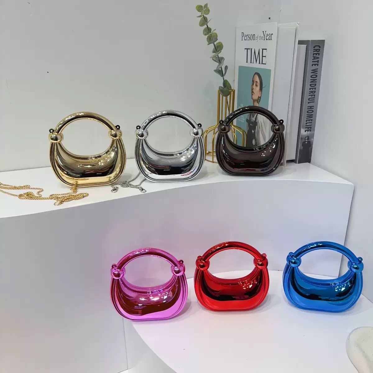 Mini Golden Evening Bag Purses - Luxury Bag Collection recension och pris
