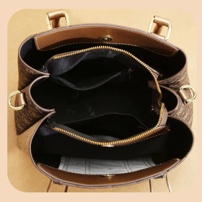 3-piece set of women's handbag - Luxury Bags With Zipper recension och pris