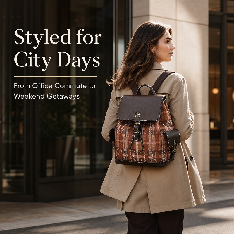 CHHC Fashion Color Block Backp - Luxury Bags Women recension och pris