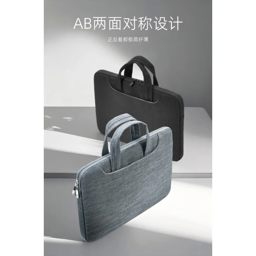Slim Lightweight Premium Lapto - Briefcase Leather Slim recension och pris