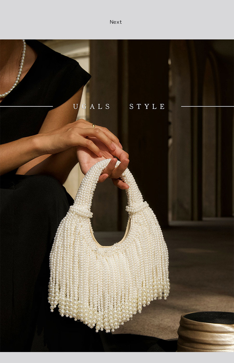 Design Handle Pearl Evening Cl - Luxury Bag Collection recension och pris